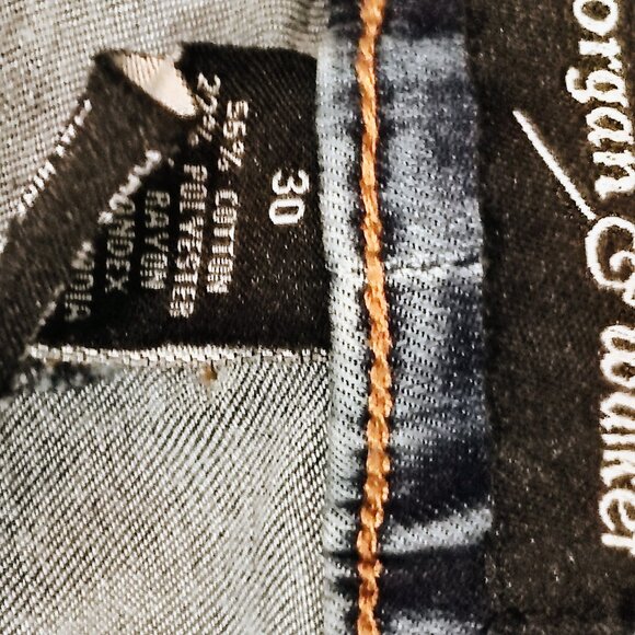 Morgan & Walker Plus Size 30 Jeans – Stretch Denim, Bootcut, Medium Blue - Picture 7 of 7